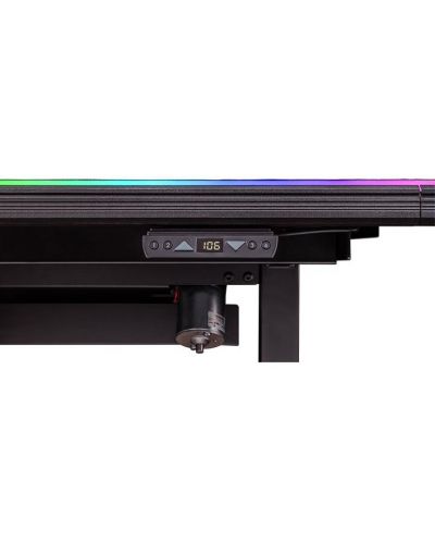 Birou gaming Thermaltake - Level 20 BattleStation RGB Electric,negru - 7