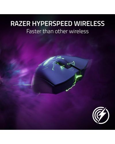 Mouse de gaming Razer - DeathAdder V3 Pro + Wireless Dongle Bundle, negru - 10