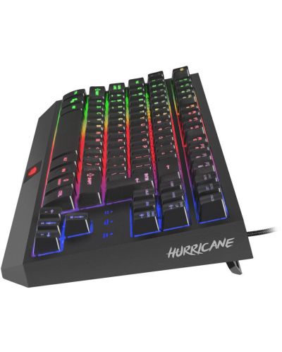 Tastatura gaming Fury - Hurricane TKL, LED, neagra - 3