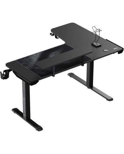 Birou pentru gaming Ultradesk - Winger, negru - 7