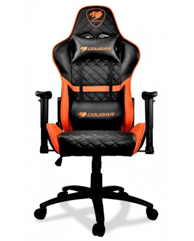 Scaun gaming COUGAR - Armor One, negru/portocaliu - 1