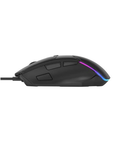 Mouse gaming Marvo - M411 RGB, optic, negru - 4