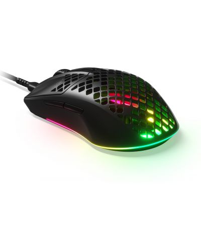 Mouse gaming SteelSeries - Aerox 3, optic, negru - 3