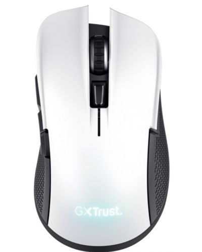 Mouse gaming Trust - GXT 923 Ybar, optic, wireless, alb - 1