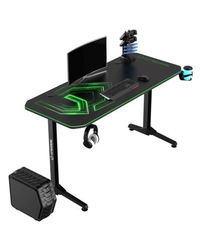 Birou gaming Ultradesk - Frag, verde - 3