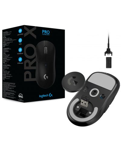 Mouse gaming Logitech - PRO X SUPERLIGHT, wireless, negru - 12