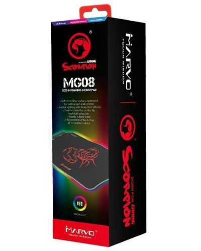 Mouse pad pentru gaming Marvo - MG08, M, negru - 5