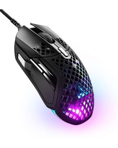 Mouse gaming SteelSeries - Aerox 5, optic, negru - 1