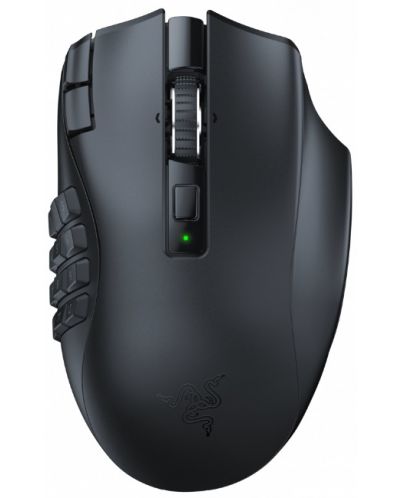 Mouse de gaming  Razer - Naga V2 HyperSpeed, optic, wireless, negru - 1