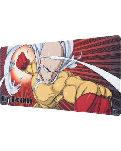 Mouse pad gaming Grupo Erik - One Punch Man Saitama, XL, moale, multicolor - 1