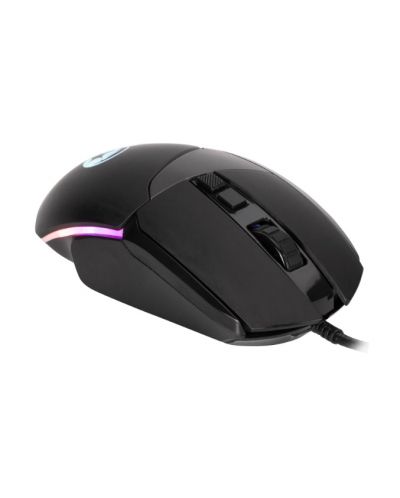 Mouse gaming Marvo - M411 RGB, optic, negru - 3