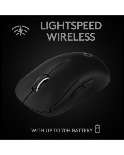 Mouse gaming Logitech - PRO X SUPERLIGHT, wireless, negru - 6