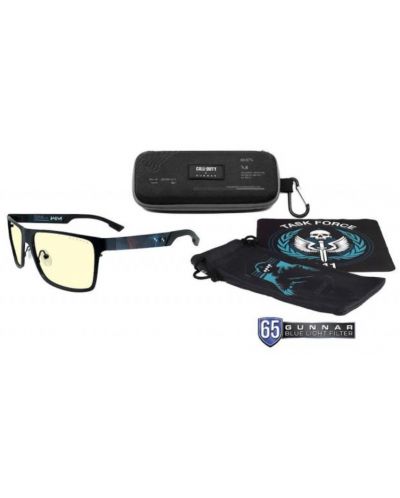 Ochelari gaming Gunnar - Call of Duty Covert Edition Amber Gunnar-Focus, Negru - 3