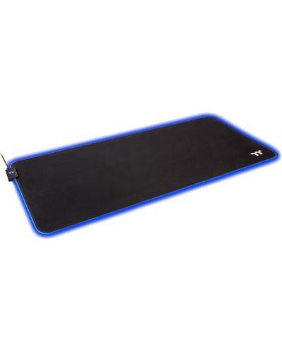 Mouse pad gaming Thermaltake - Level 20 RGB Extended, XXL, moale, negru - 5