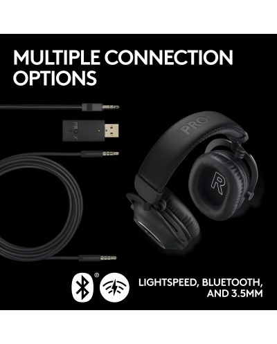 Căști de gaming Logitech - Pro X 2 Lightspeed, wireless, negre - 7