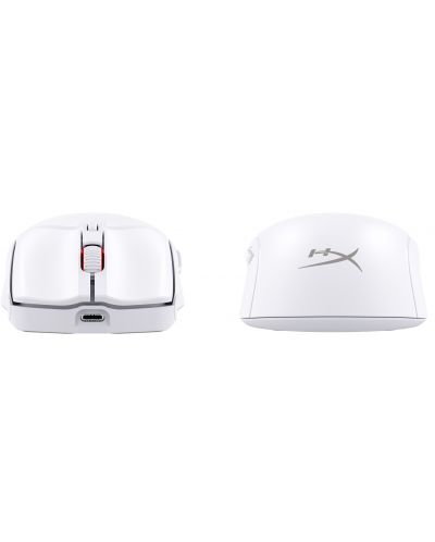 Mouse de gaming HyperX - Pulsefire Haste 2, optic, wireless, alb - 5