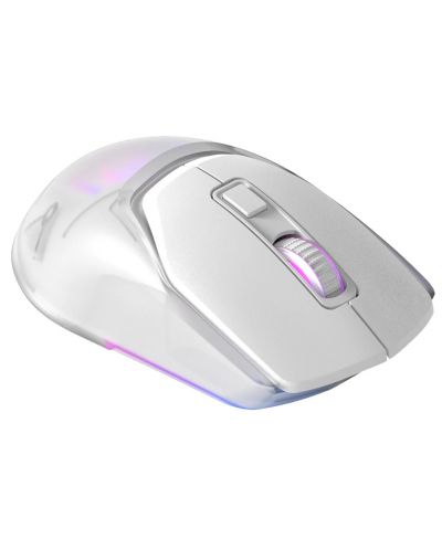 Mouse pentru gaming Marvo - Fit Pro, optic, fără fir, alb - 3
