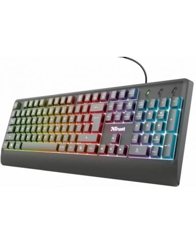 Tastatura gaming Trust - Ziva, LED Illuminated, neagra - 3