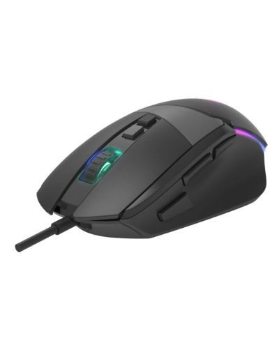 Mouse gaming Marvo - M411 RGB, optic, negru - 5