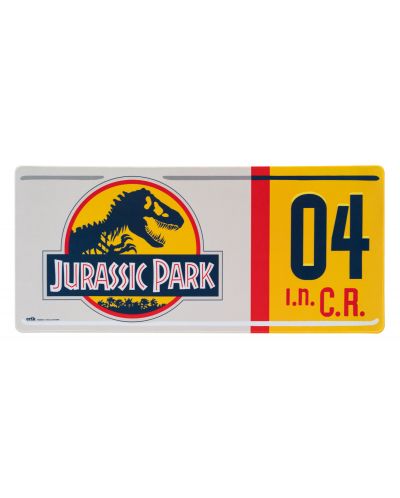 Mouse pad pentru gaming Erik - Jurassic Park, XL, multicoloră - 1
