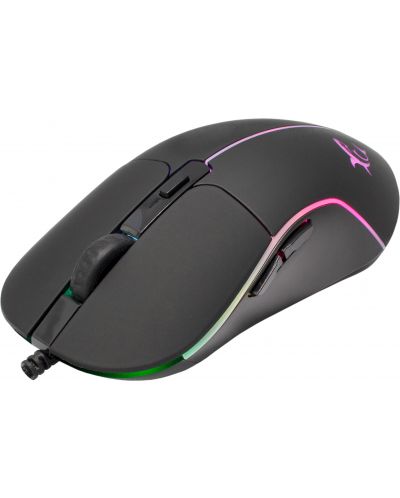 Mouse gaming  White Shark - WARLOCK,optic, negru - 2