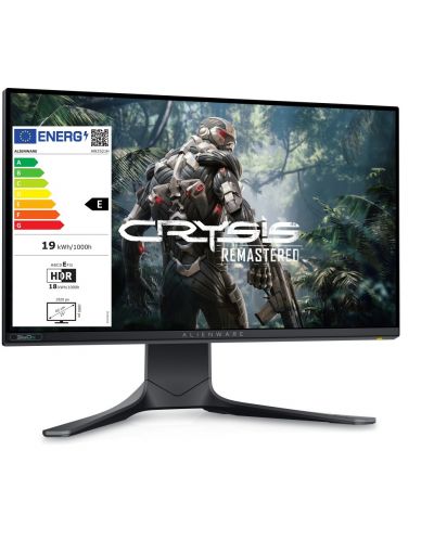 Monitor gaming Dell - Alienware, AW2521H, 24.5", FHD, 360Hz, negru - 1