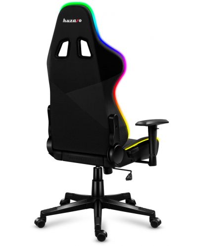 Scaun gaming Huzaro - Force 6.2 RGB MESH, negru - 5