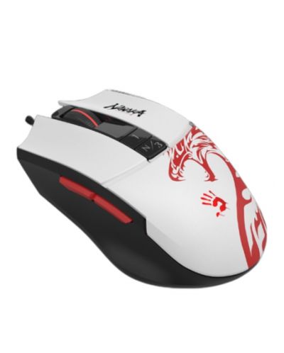 Mouse de gaming A4Tech Bloody - L65 MAX, optic, alb/roșu - 3