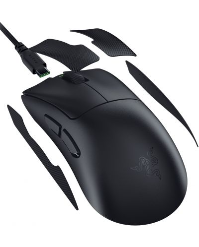 Mouse gaming Razer - DeathAdder V4 Pro, optic, wireless, negru