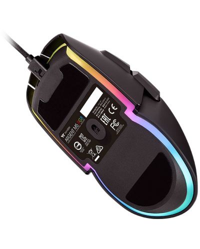 Mouse gaming Thermaltake - ARGENT M5 RGB, optic, cu fir, negru - 5