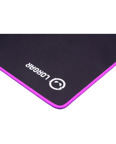 Mouse pad pentru jocuri Lorgar - Main 315, XL, moale, negru/violet - 6