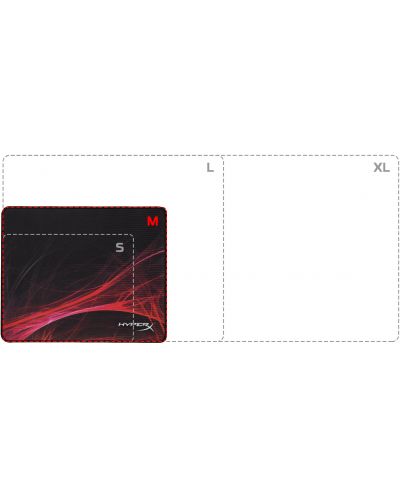 Mouse pad gaming HyperX - FURY S Pro/Speed, M, moale, negru - 4