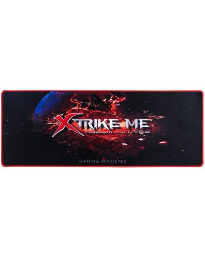Mouse pad pentru jocuri Xtrike ME - MP-204, L, moale, negru - 1