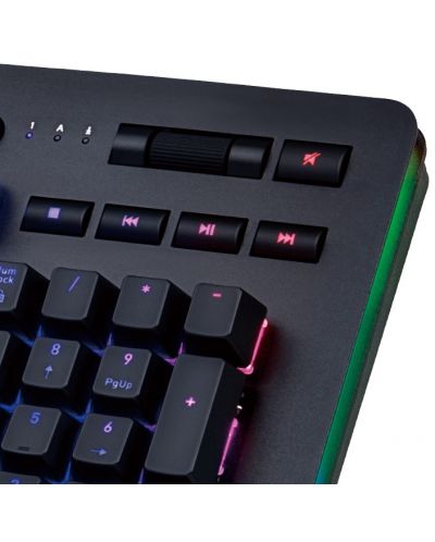 Tastatură gaming Thermaltake - Level 20, Cherry Blue Switch, RGB, neagră - 5