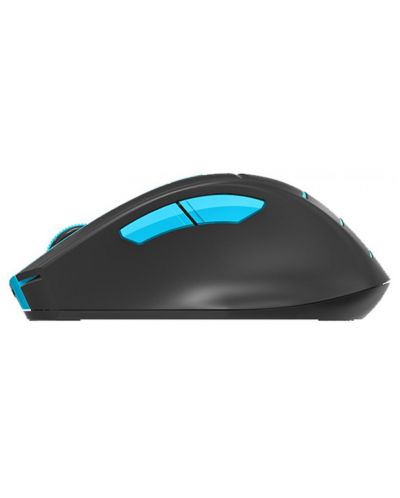 Mouse gaming A4tech - Fstyler FG30S, optic, wireless, neagra/albastra - 6