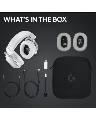 Logitech PRO X 2 LIGHTSPEED ホワイト Logitech PRO X 2 LIGHTSPEED White - Wireless Gaming Headset