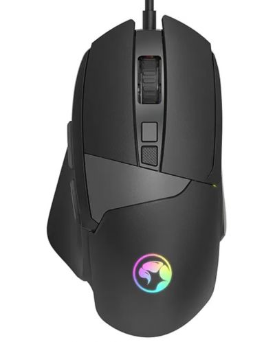 Mouse gaming Marvo - M411 RGB, optic, negru - 1