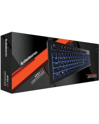 Tastatura gaming SteelSeries - Apex 100, LED, neagra - 5