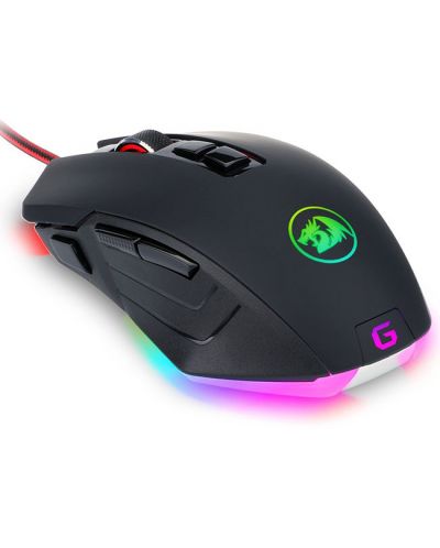 Mouse gaming Redragon - Dagger2 M715, optic, RGB, negru - 3