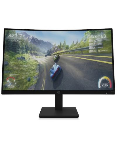 Monitor gaming HP - 32G13E9, 27'', 165Hz, 1ms, Curved, negru - 1