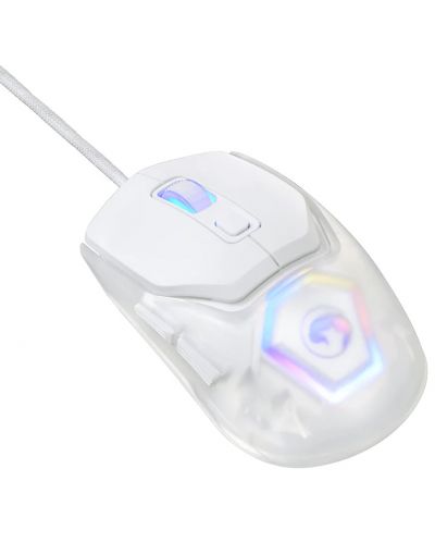 Mouse pentru gaming Marvo - Fit Lite, optic, alb - 2