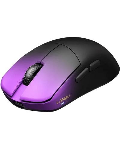 Lamzu Maya X パープルブラック 8k Mouse de gaming Lamzu - MAYA X 8K, optic, wireless, Purple Shadow