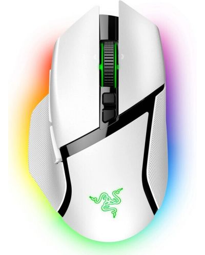 Mouse de gaming Razer - Basilisk V3 Pro, optic, wireless, alb - 1