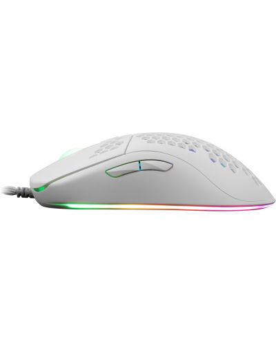 Mouse gaming  White Shark - GALAHAD, optic , albă  - 4