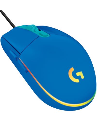Mouse gaming  Logitech - G102 Lightsync, albastru - 1