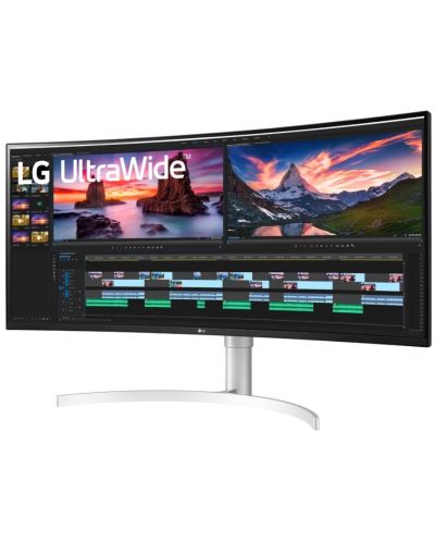 Monitor LG pentru jocuri - 38WN95CP-W, 38'', QHD, 144Hz, 1ms, curbat, curbat - 2