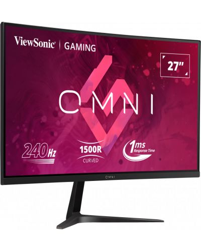 Monitor pentru jocuri ViewSonic - VX2719-PC-MHD, 27'', 240Hz, 1 ms, VA, Curved - 2