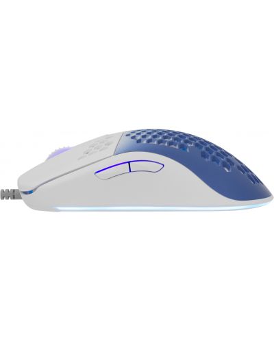 Set mouse și pad pentru gaming  White Shark - MEGALODON, син/alb  - 5