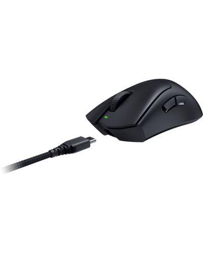Mouse de gaming Razer - DeathAdder V3 Pro, optic, wireless, negru - 3
