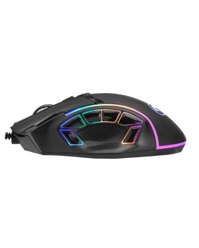 Mouse gaming Marvo - M653 RGB, optic, negru - 3